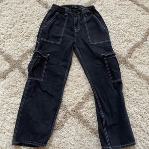 Black cargo pants